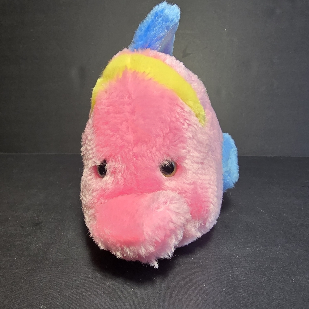 Vintage Circus Circus Las Vegas Plush Fish Stuffed Animal Lovey 9 x 6" - Picture 2 of 9